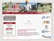 Tablet Screenshot of 3eelectrique.com